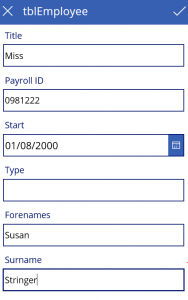 PowerApps-Form